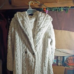 Cozy Cream Textured Coat